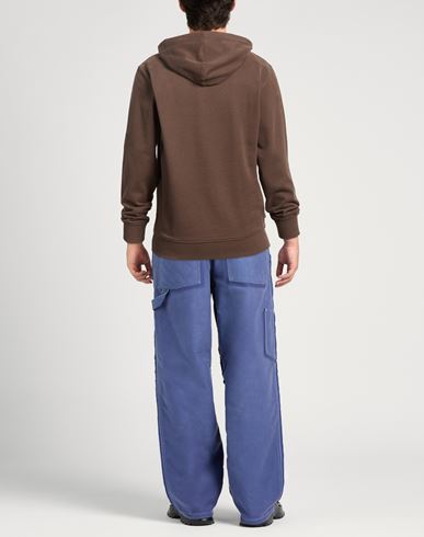 Man Sweatshirt Brown Size S Cotton, Polyester, Elastane