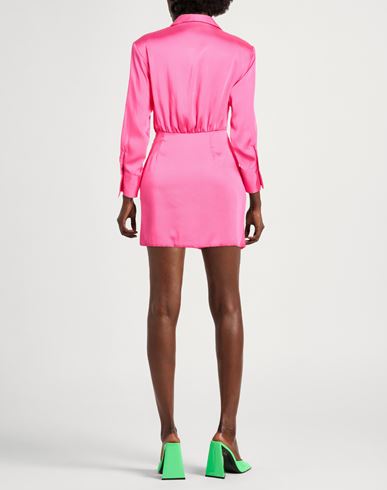 Woman Mini dress Fuchsia Size S Polyester