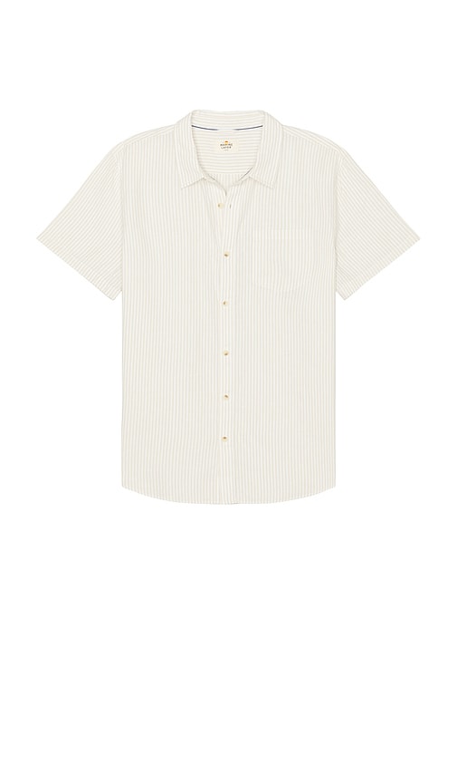 Marine Layer Better Than Linen Shirt in Cream. -  XL/1X also in