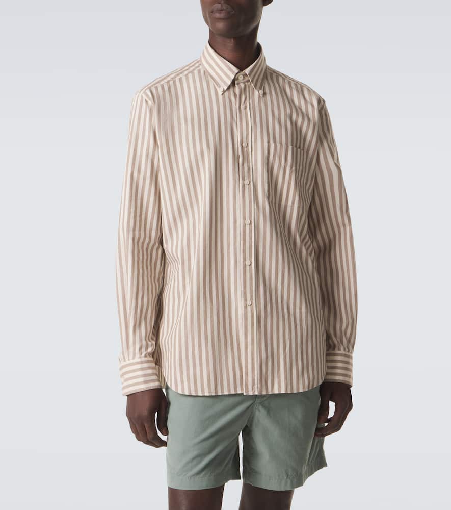 Striped cotton shirt