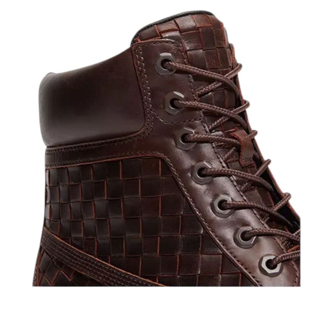 6"" Premium Boot 'Woven Dark Brown'