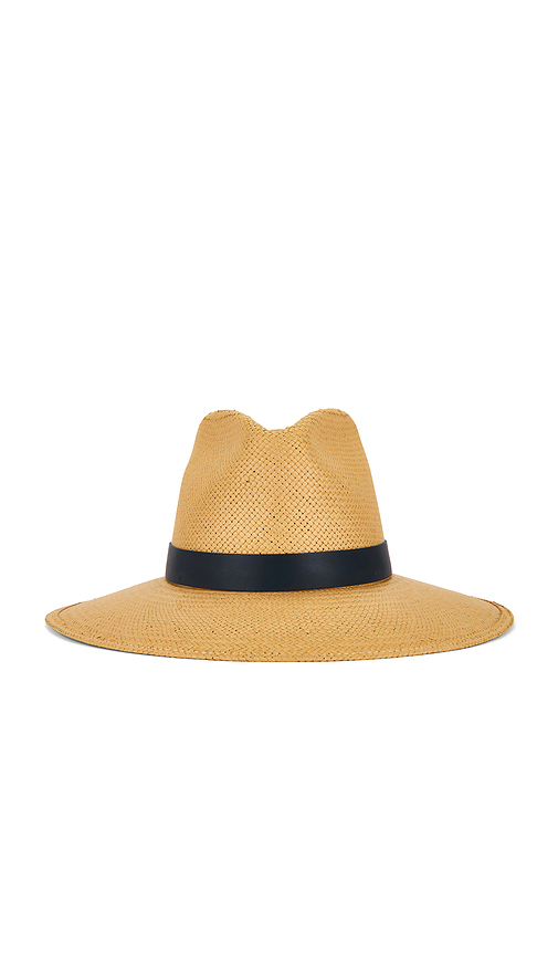 Janessa Leone Leah Fedora Hat in Neutral. - L also in