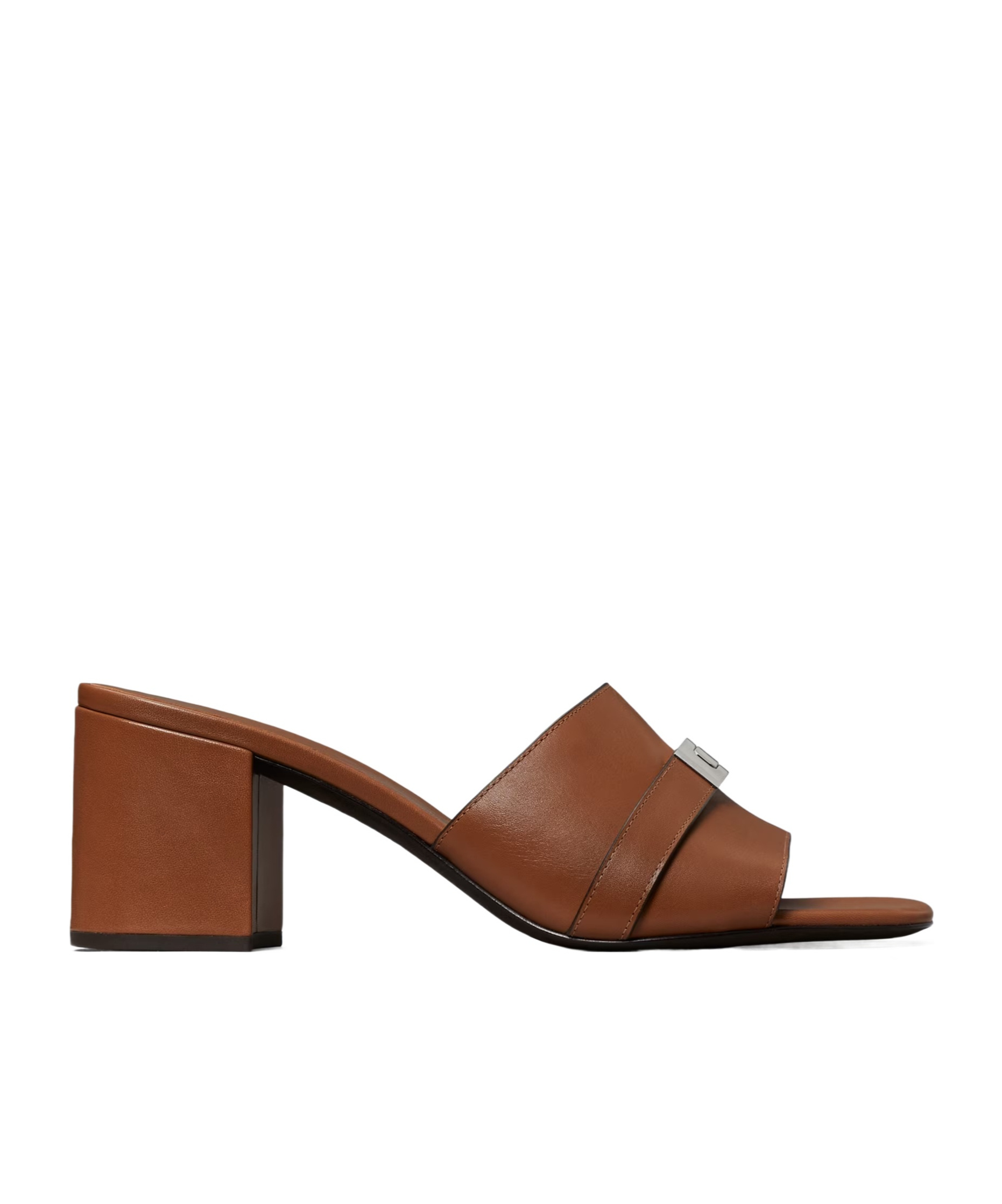 Block Heel Slide Sandals