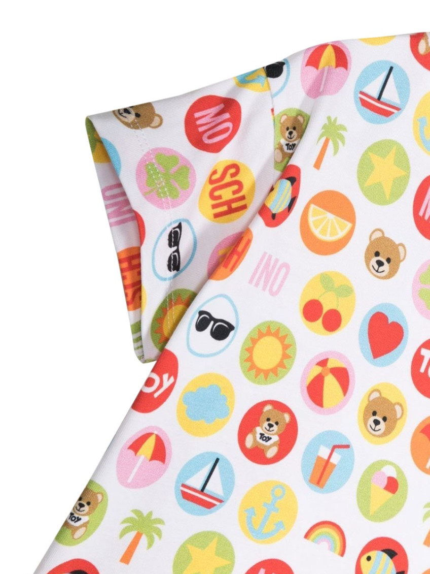 Moschino T Shirt Prints Circle