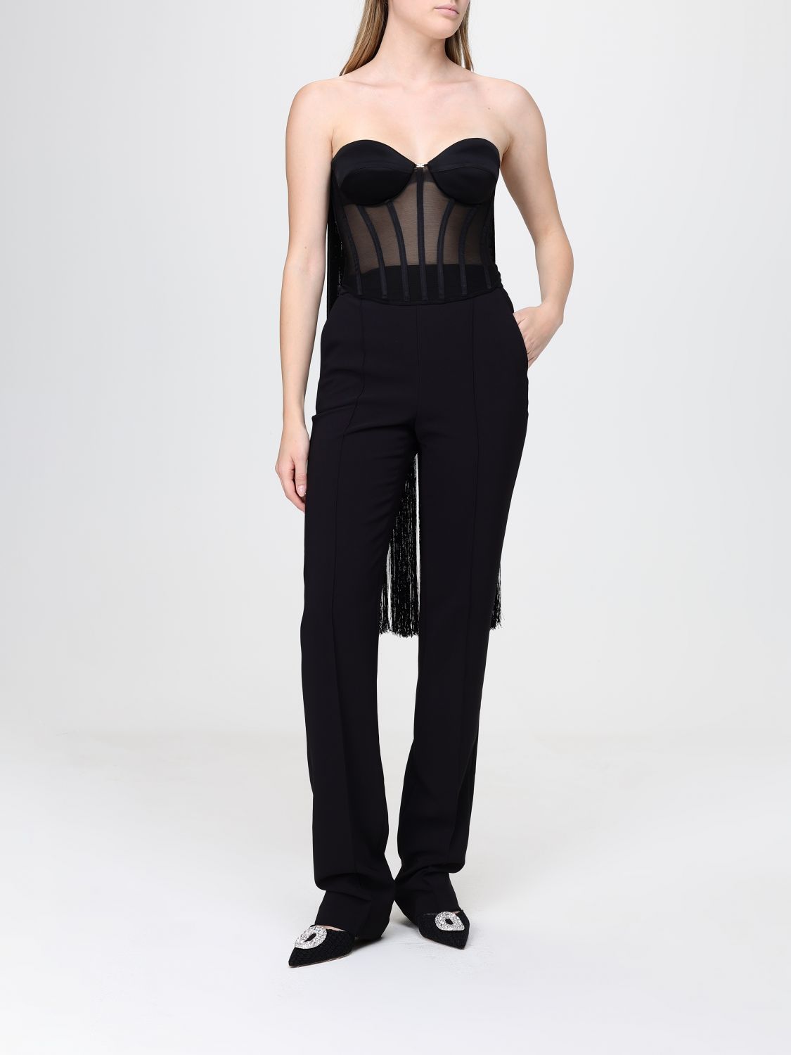 Top Woman color Black
