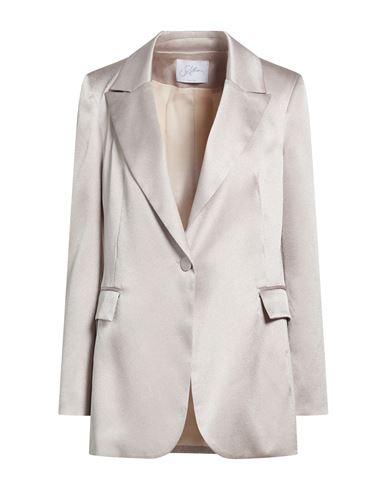 Woman Blazer Light grey Size 6 Polyester, Elastane