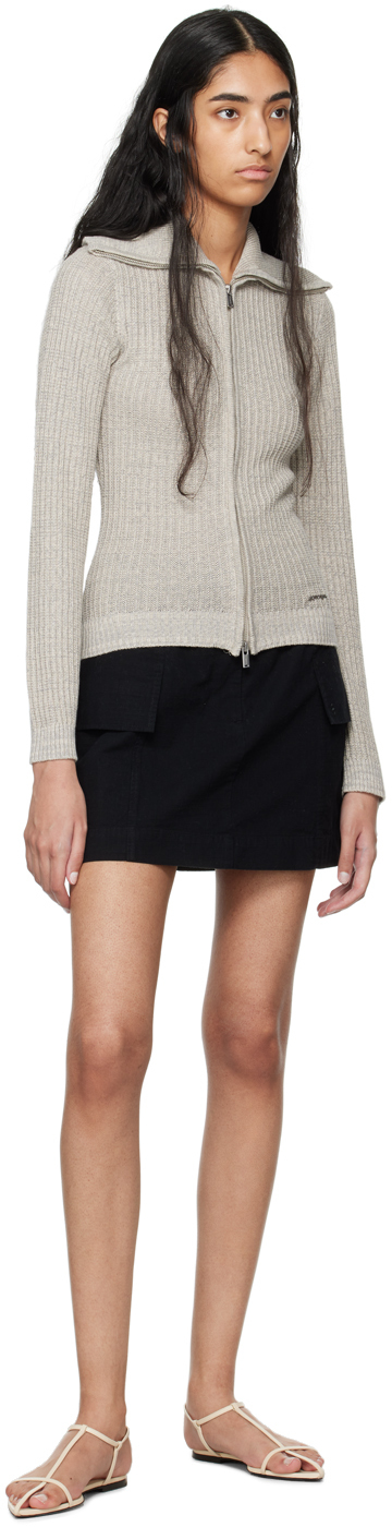 Holzweiler Black Gorti Miniskirt
