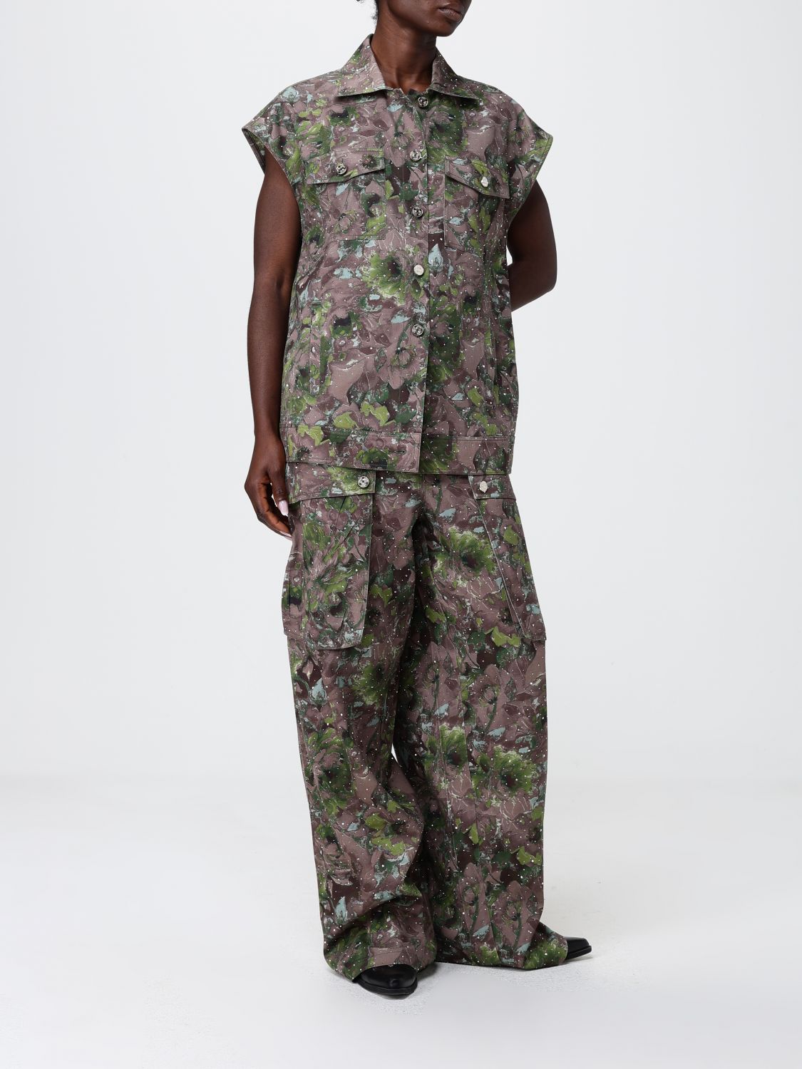 Pants Woman color Green