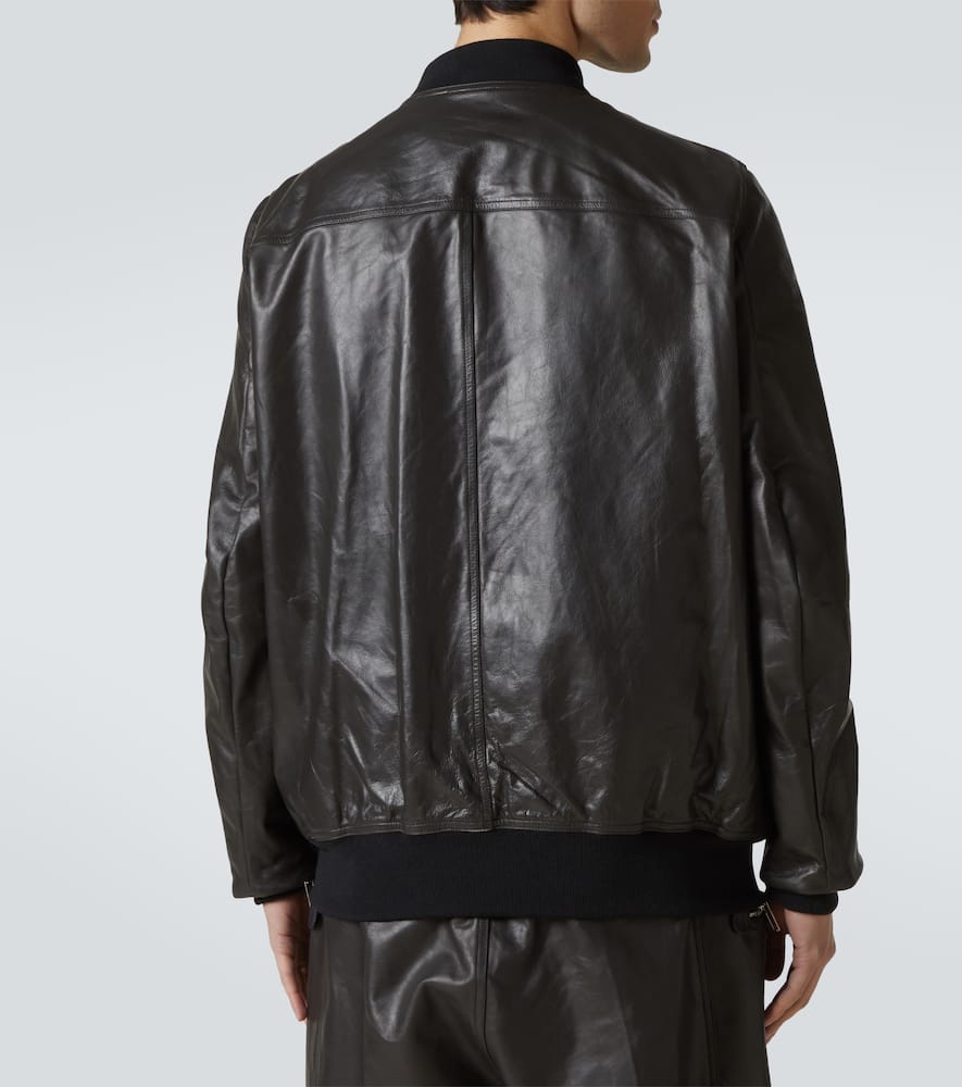 Bauhaus Flight leather bomber jacket