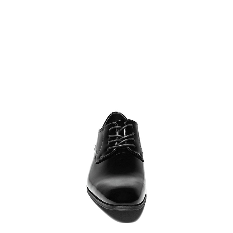 Men's Tux Plain Toe Oxford Shoes (Black Patent)