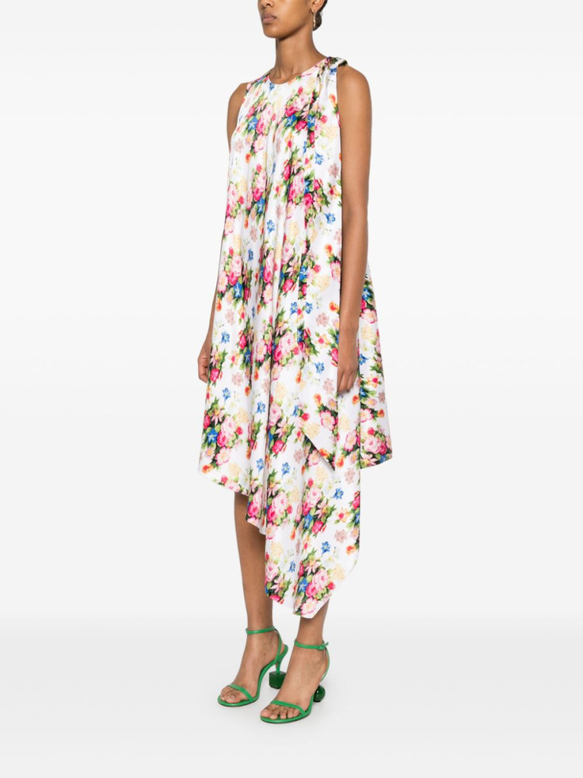 Silk Asymmetric Dress