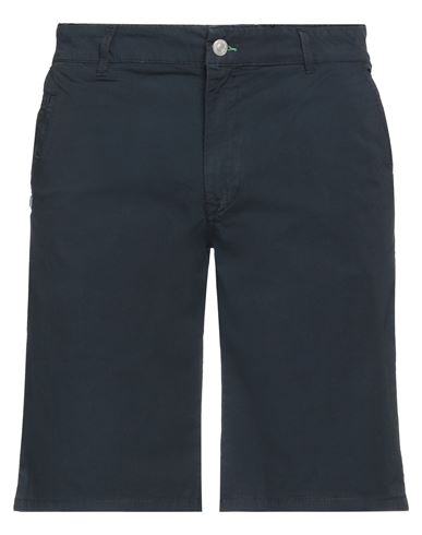 Man Shorts & Bermuda Shorts Midnight blue Size 28 Cotton, Elastane