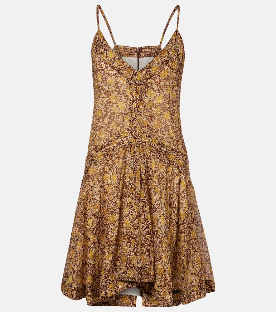 Danielle floral cotton voile minidress