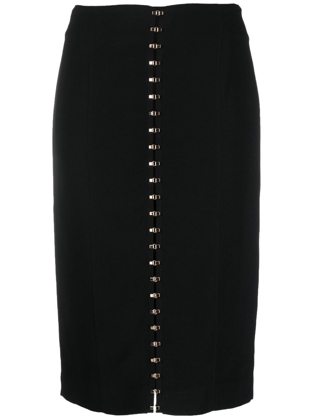 Fitted knit skirt - Black
