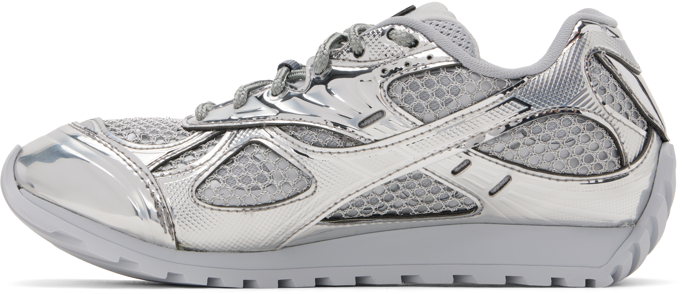 Bottega Veneta Silver Orbit Sneakers