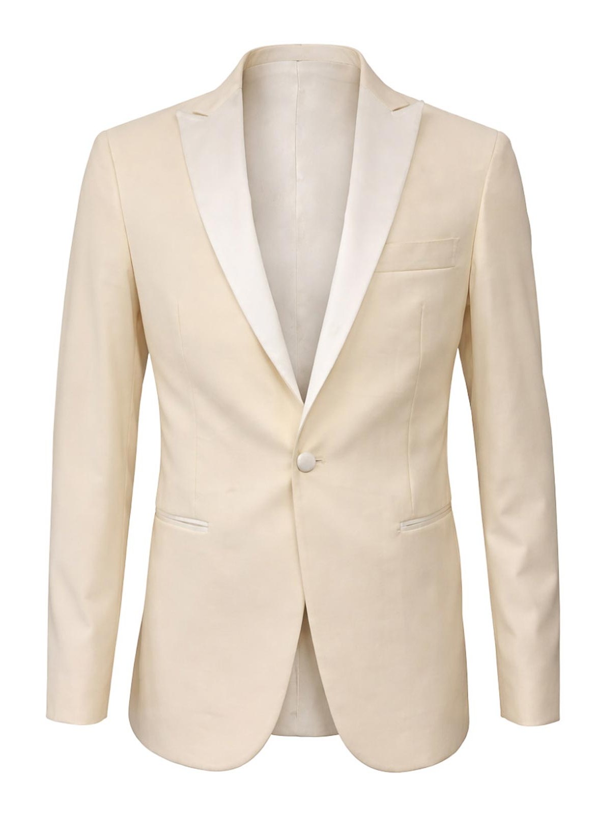White Tasmania 160S Super Light Tuxedo Jacket