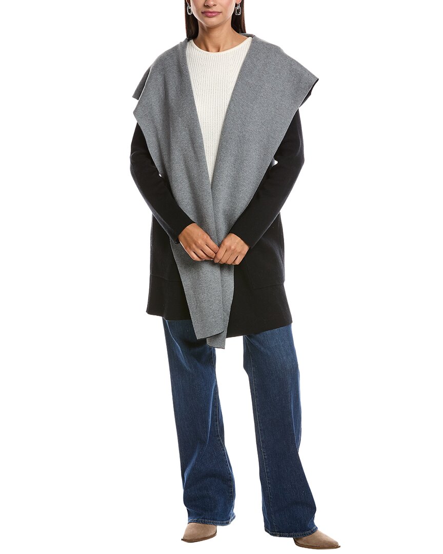 Cashmere-Blend Reversible Cardigan