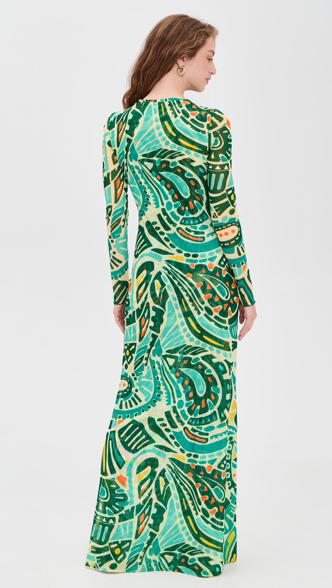 Scarlet Mesh Dress Jungle Rhythm