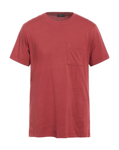 Man T-shirt Brick red