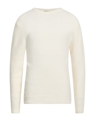 Man Sweater Ivory Size M Polyamide, Alpaca wool, Virgin Wool, Elastane