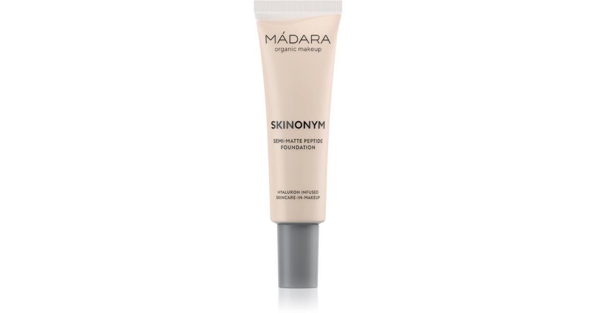 Mádara Skinonym Semi-Matte Peptide Sand 40 — Foundation