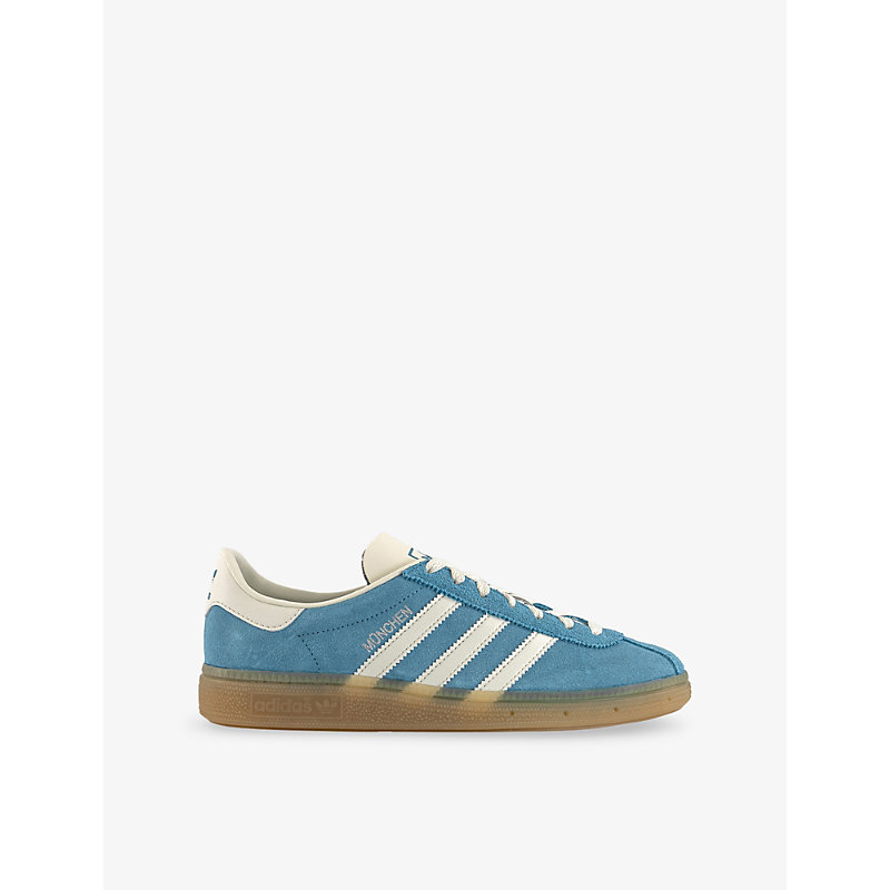 Mens Munchen Suede Low-Top Trainers
