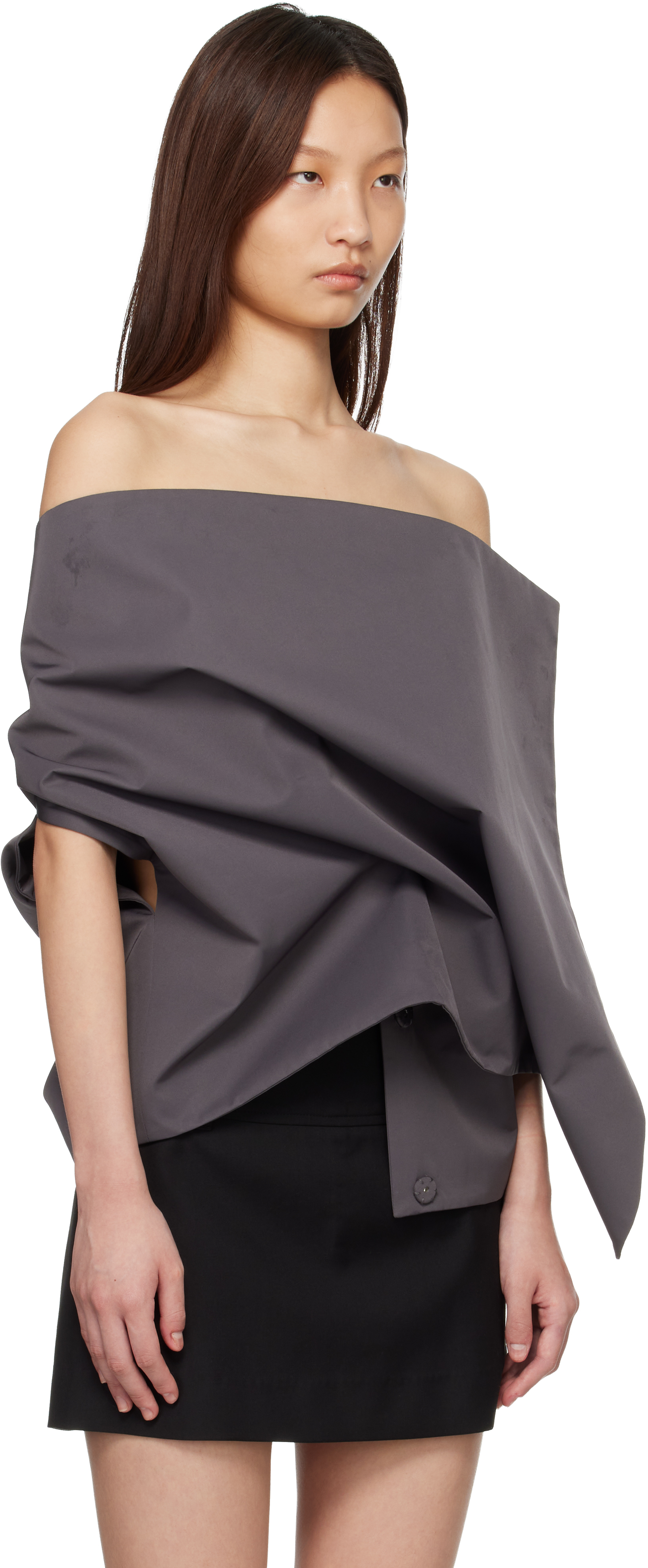 Gray Extended Square Top
