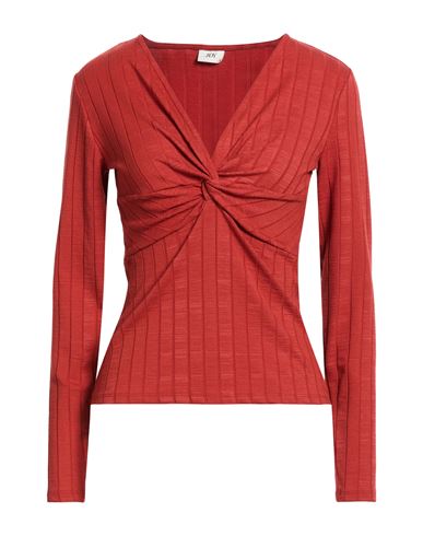 Woman Top Rust Size XS Polyester, Viscose, Elastane
