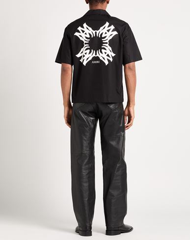 Man Shirt Black Size M Cotton