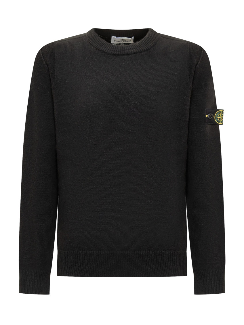 Black Solid Sweater