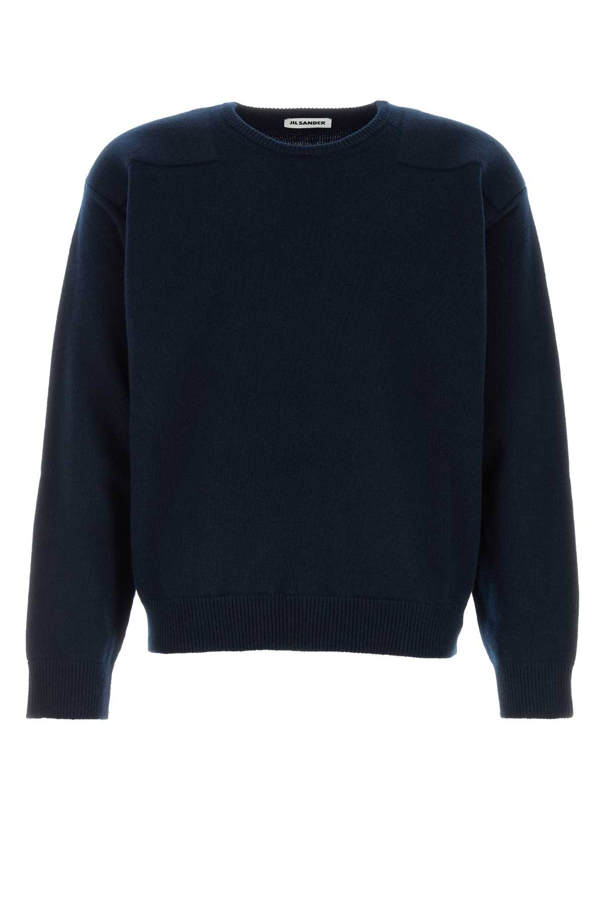 Jil Sander - wool blend crew neck sweater long sleeve