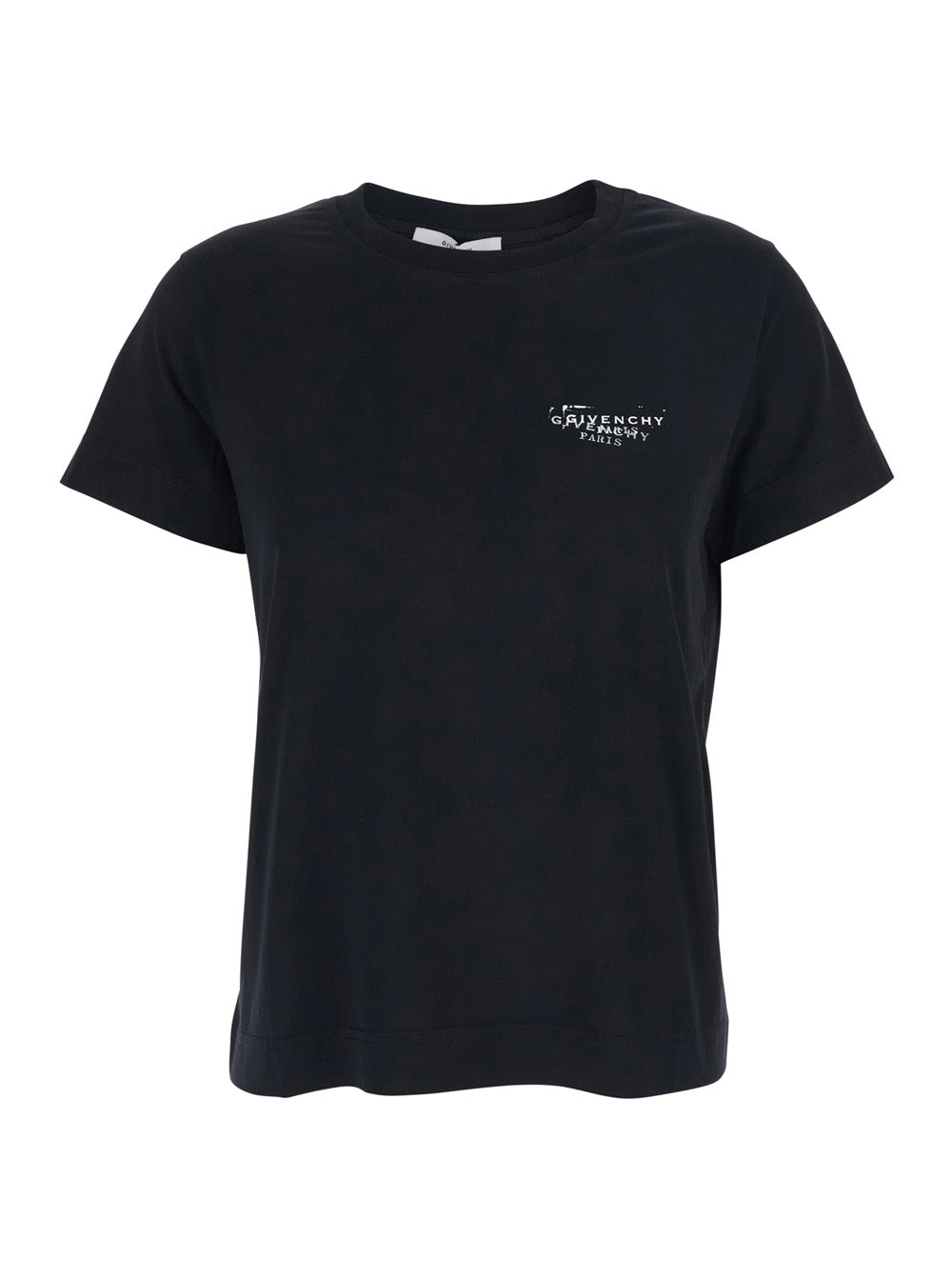 Logo-Embroidered T-Shirt — Black