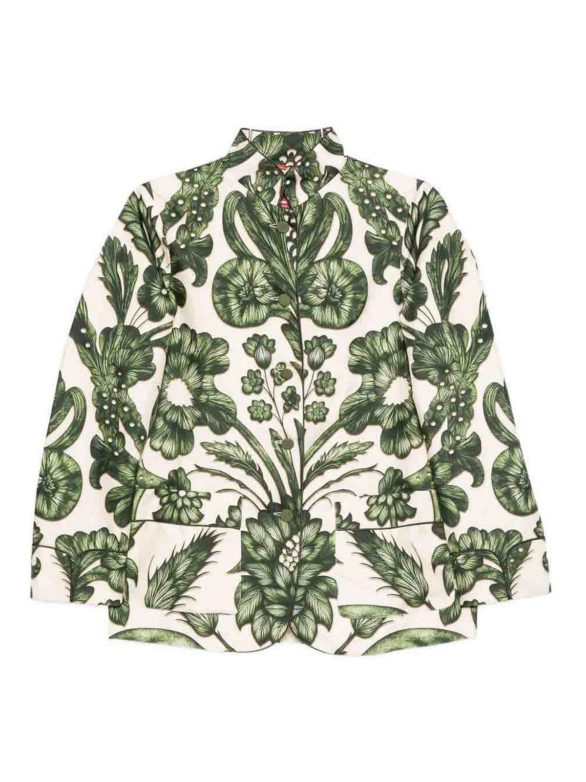 F. R.S For Restless Sleepers Printed Silk Shirt
