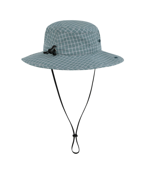 Check Pioneer Bucket Hat Blue