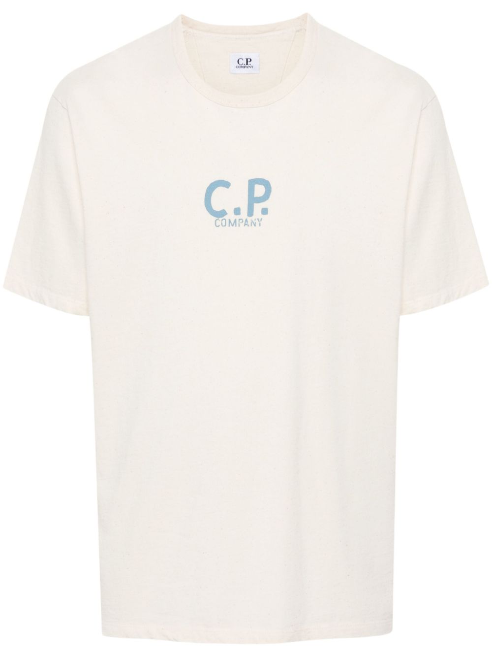 Logo-print cotton T-shirt - Neutrals