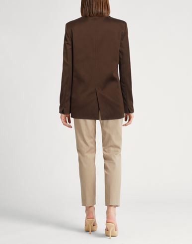 Forte_forte Woman Blazer Military green Size 2 Cotton, Polyamide, Elastane