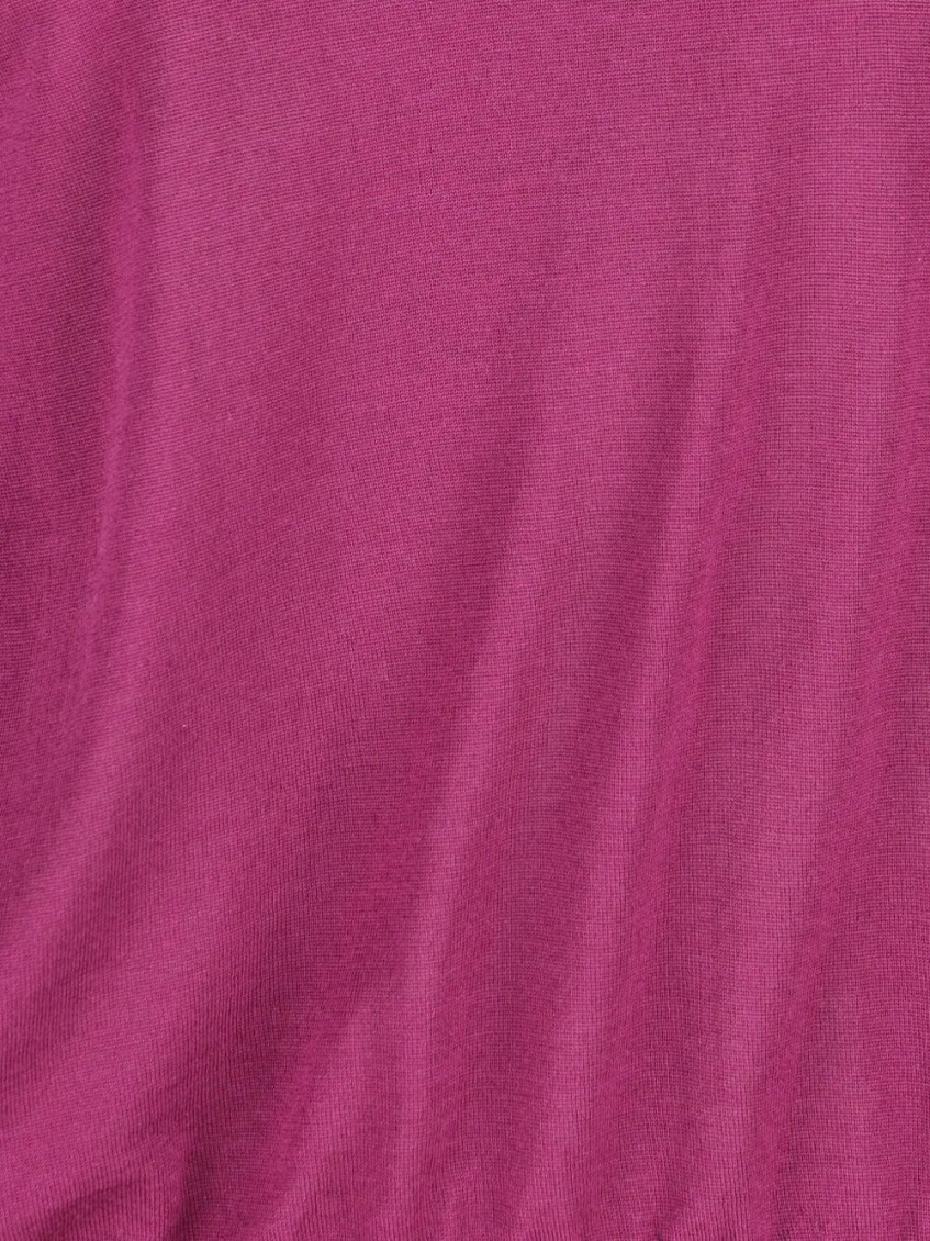 Magenta High-neck Sweater