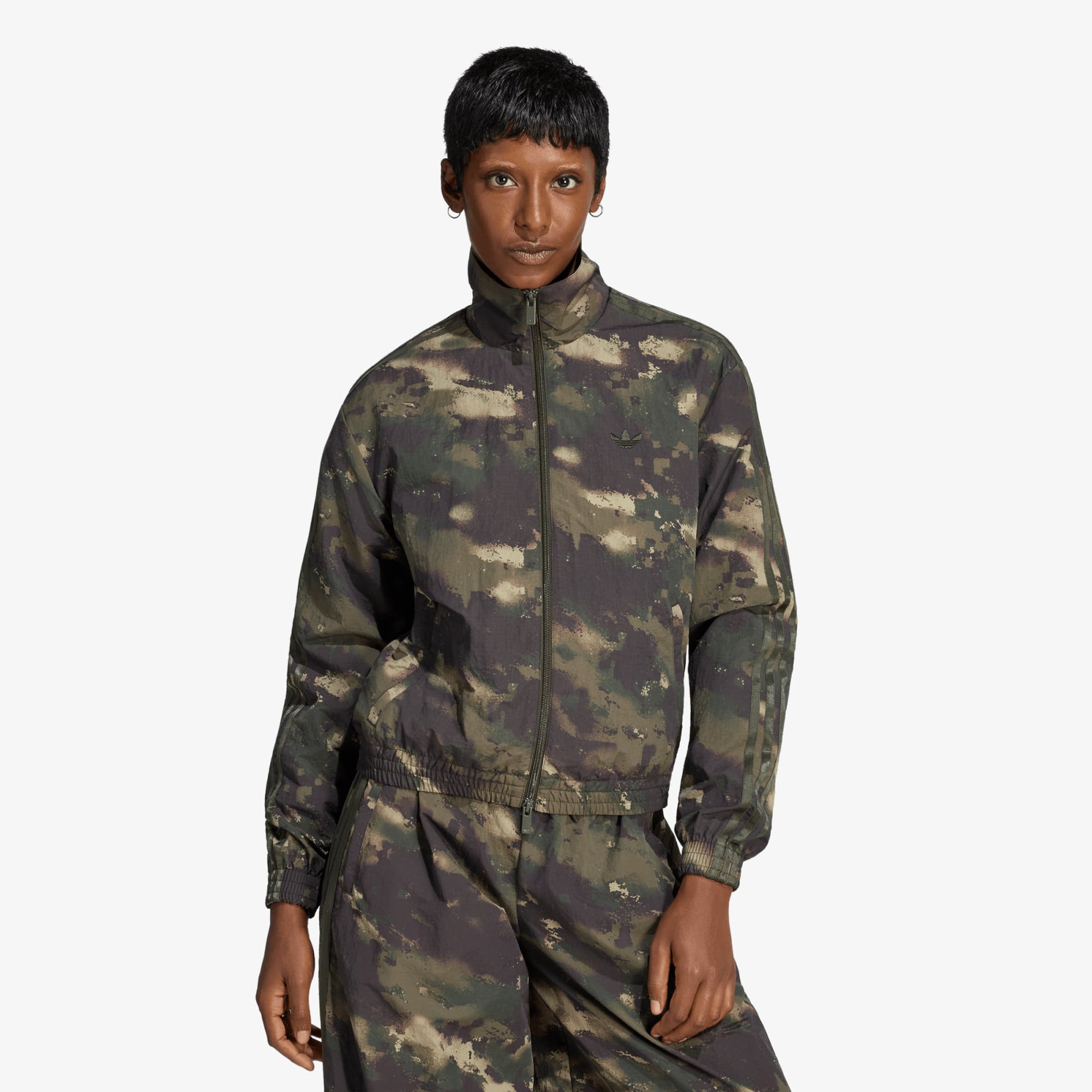Jacket adidas Badigirl Camouflage Loose Track Top Night Cargo/ Aurora Coffee/ Olive Strata