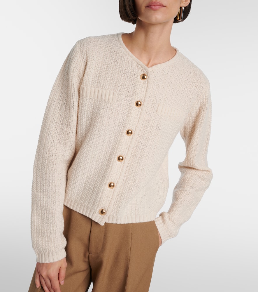 Wool and cashmere cardigan