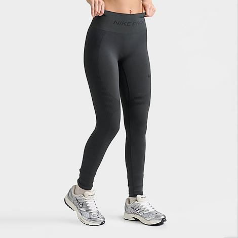 Women's Pro Seamless High-Waisted 8 Leggings in Dark Smoke Grey