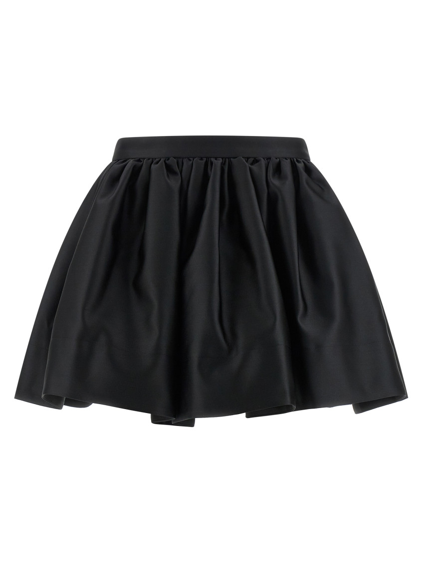 Black Satin Skirt