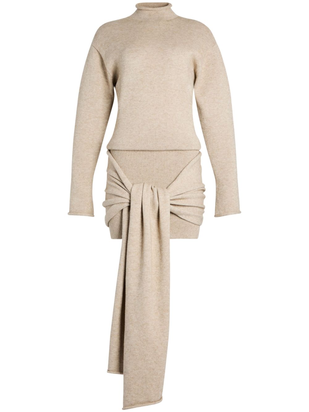 Calloway knitted dress - Neutrals