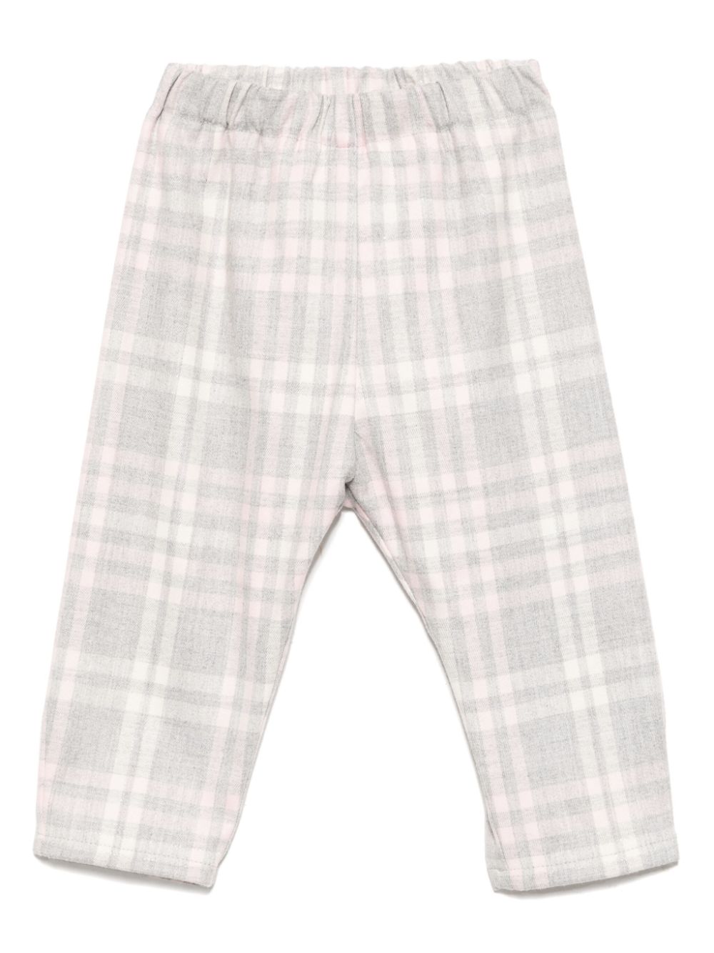 Checked trousers - Pink
