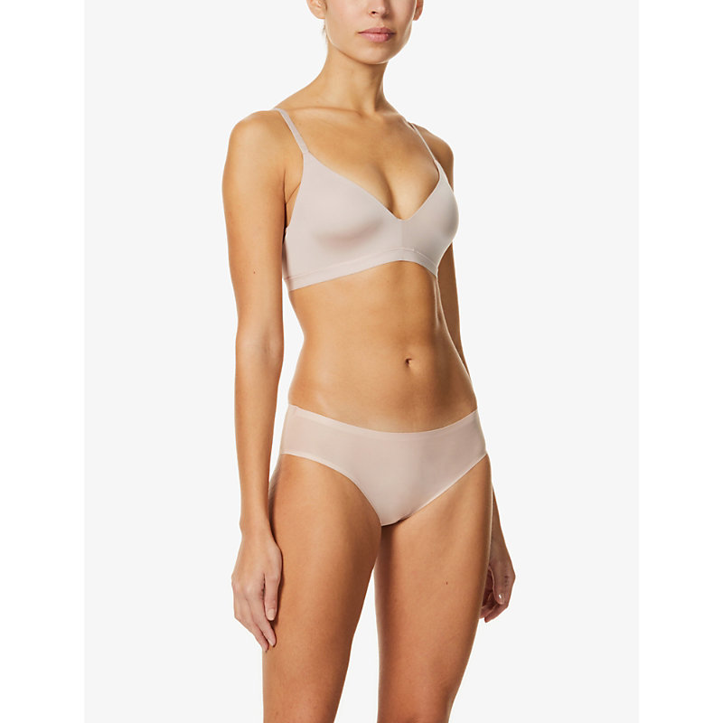 Womens Dusty Pink Ch Soft Stretch Brazilian 