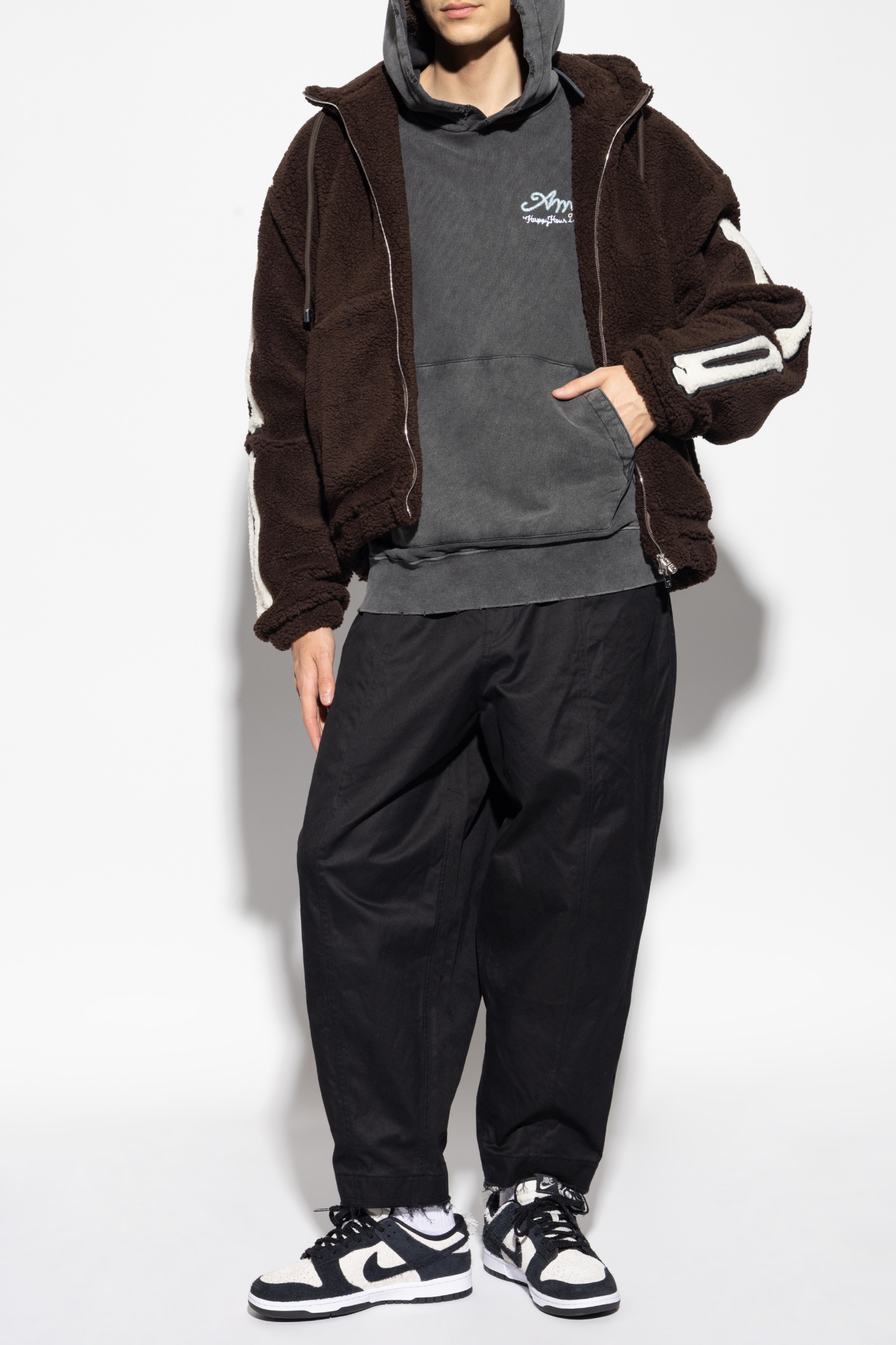 Sweatshirt With ‘vintage’ Effect, Men's, Grey