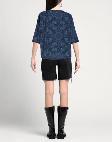 Woman Top Navy Size 8 Polyamide, Elastane