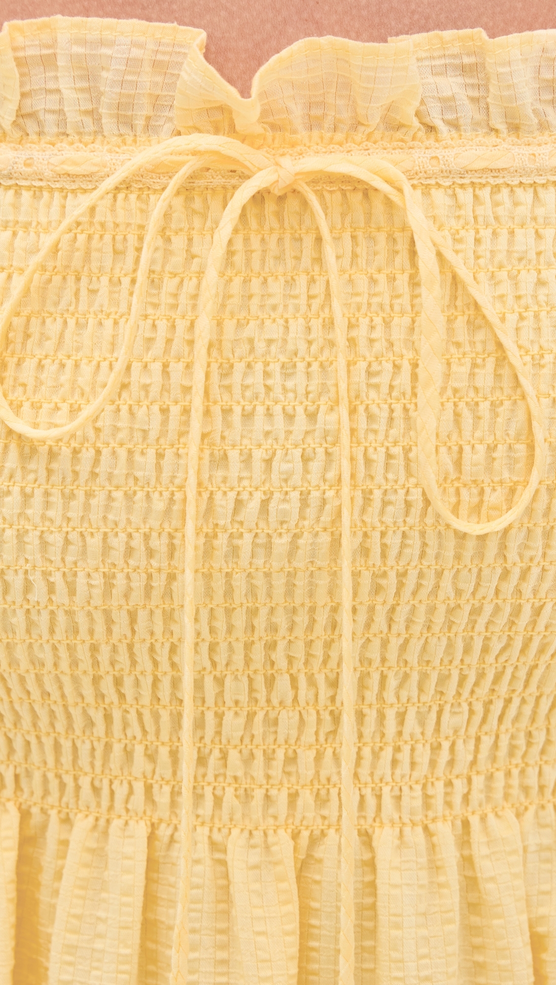 The Scarlett Midi Nap Dress Butter Yellow