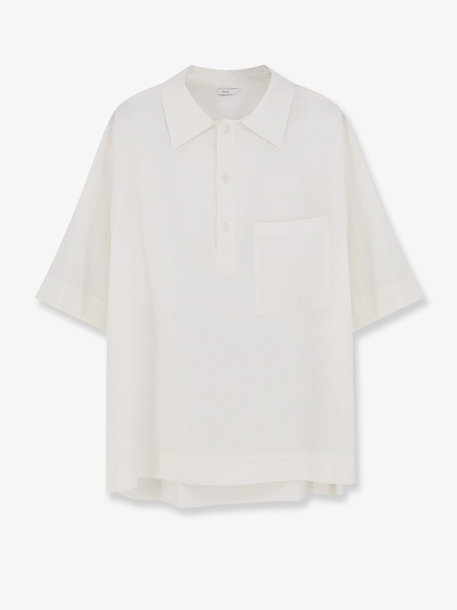 Linen-Viscose Shirt — White