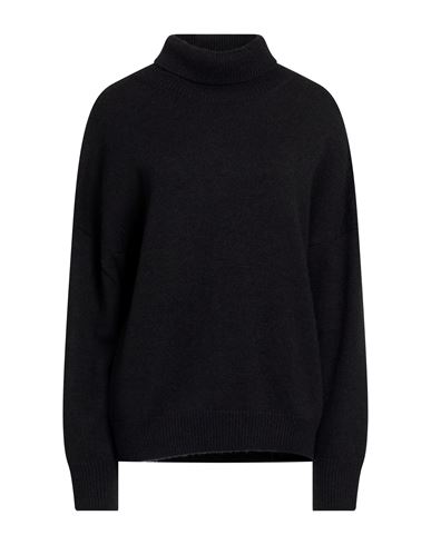Woman Turtleneck Black Size 8 Polyacrylic, Alpaca wool, Polyamide, Polyester