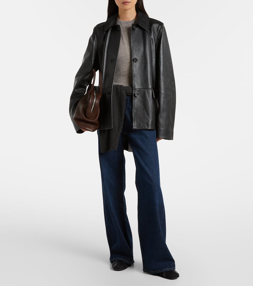 Paloma mid-rise wide-leg jeans